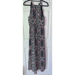 Tribal Print Maxi Dress